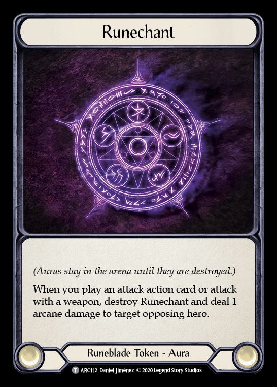 Runechant // Death Dealer [U-ARC112 // U-ARC040] (Arcane Rising Unlimited)  Unlimited Normal