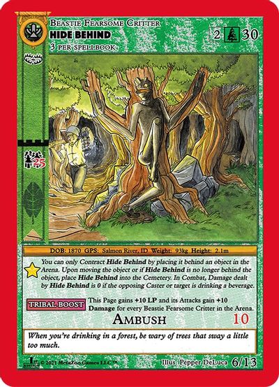 Hide Behind [Cryptid Nation: First Edition Dungavenhooter Deck]