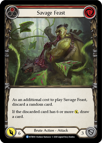 Savage Feast (Red) [U-WTR014] (Welcome to Rathe Unlimited)  Unlimited Normal